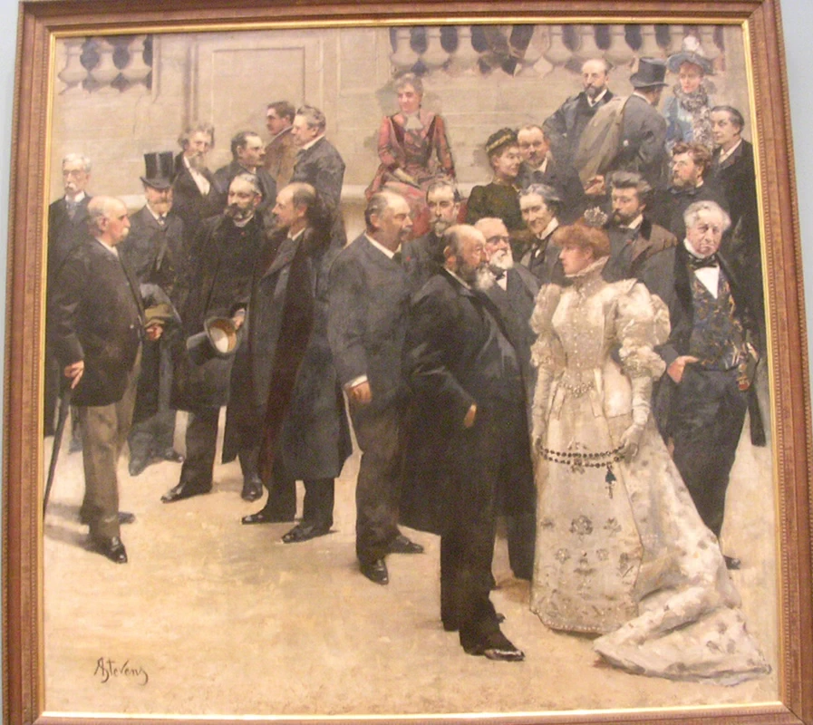 Alfred Émile Stevens - 140, Personaggi famosi francesi (1889), Museo Ringling